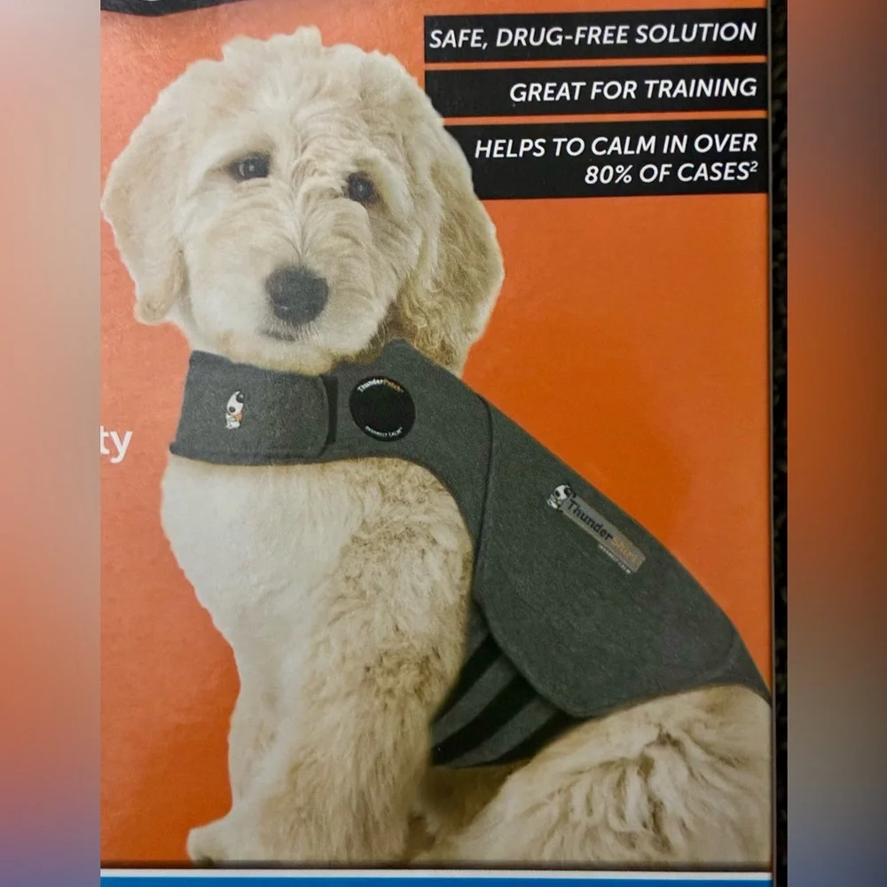 Thundershirt Anxiety Vest for Dogs - Grey - Size Large